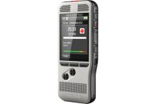 PHILIPS Pocket-Mémo DPM6000: Enregistreur vocal à bouton-poussoir, 2 Mic Stéréo
