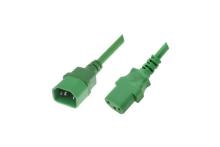 AC Power extension cord monitor/UPS Green - 1.80 m
