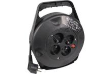 Cable winder with 4 outlets+fuse- 10 m