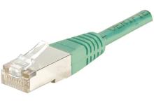Cat6 RJ45 Patch cable F/UTP green - 0,15 m