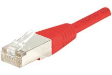 Cat6 RJ45 Patch cable F/UTP red - 0,15 m