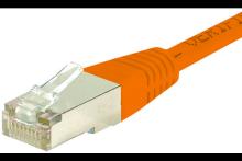 Cat6 RJ45 Patch cable S/FTP orange - 0,3 m