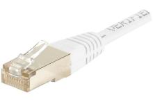 Cat6 RJ45 Patch cable S/FTP white - 15 m