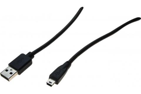 Cordon USB 2.0 type A / mini B - 5,0 m