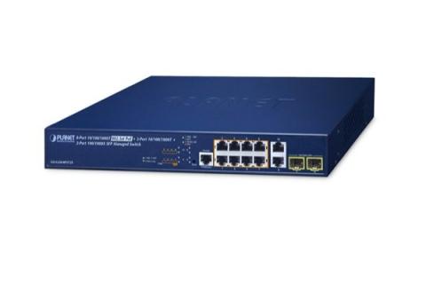 PLANET GS-5220-8P2T2S Switch 8 ports Gigabit PoE+ 240W & 2 SFP 100/1G