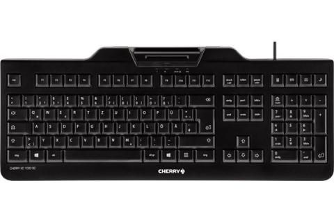 CHERRY Clavier (+cart puces) KC-1000 SC USB noir (FR)