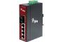 IFS MC250-4T/1FM Convertisseur Indust. Fibre 100FX SC 2Km - 4 ports 10/100