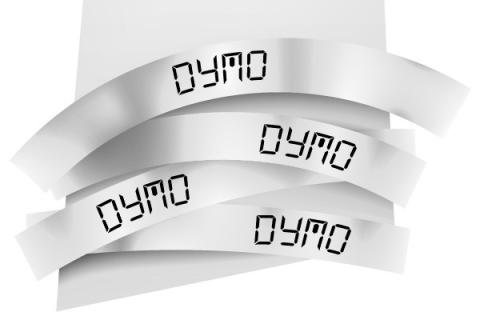 DYMO Rhino Etiquette industrielle gaine thermorétractable 19mm x 1,5m noir/blanc