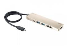 ATEN UH3239 Mini Dock USB-C HDMI Audio 2x USB-A SD USB-C 60W