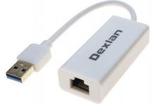 DEXLAN ADAPTATEUR USB 3.0 RESEAU GIGABIT A CORDON