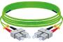 Jarretière optique duplex HD multi OM5 50/125 SC-UPC/SC-UPC vert - 5 m