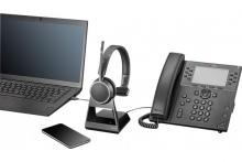 POLY Voyager 4210 Office Casque 1 écout. Base TEL/GSM/USB-C